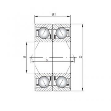 ISO 7003 BDB angular contact ball bearings
