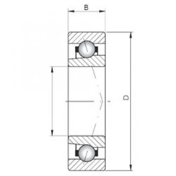 ISO 71912 A angular contact ball bearings