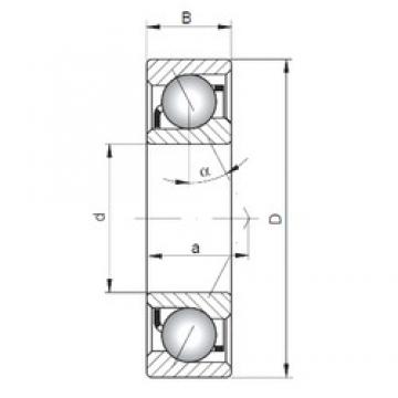 55 mm x 80 mm x 13 mm  Loyal 71911 C angular contact ball bearings