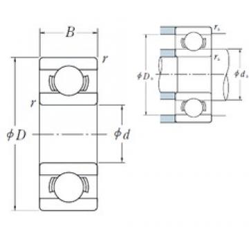5 mm x 19 mm x 6 mm  ISO 635 deep groove ball bearings