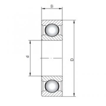 55 mm x 80 mm x 13 mm  ISO 61911 deep groove ball bearings