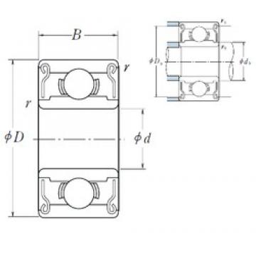 5 mm x 19 mm x 6 mm  ISO 635ZZ deep groove ball bearings