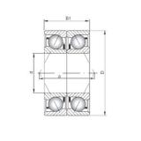 ISO 7003 CDB angular contact ball bearings