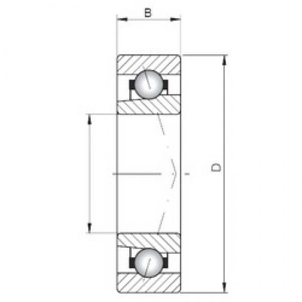 ISO 71806 A angular contact ball bearings #1 image