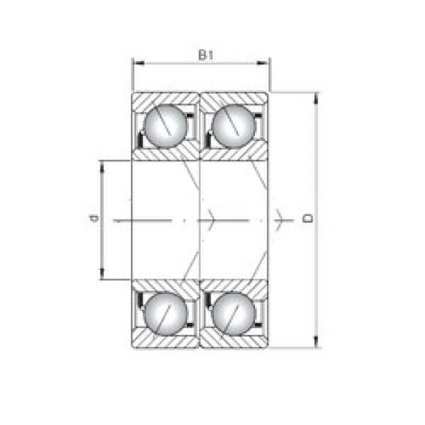 ISO 7003 ADT angular contact ball bearings #1 image