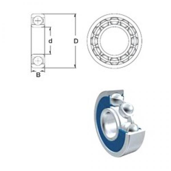 30 mm x 42 mm x 7 mm  ZEN SF61806-2RS deep groove ball bearings #1 image