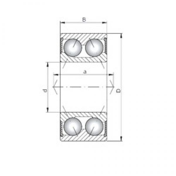 ISO 3213-2RS angular contact ball bearings #1 image