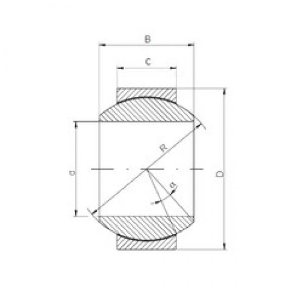 17 mm x 35 mm x 20 mm  ISO GE 017 HCR plain bearings #1 image